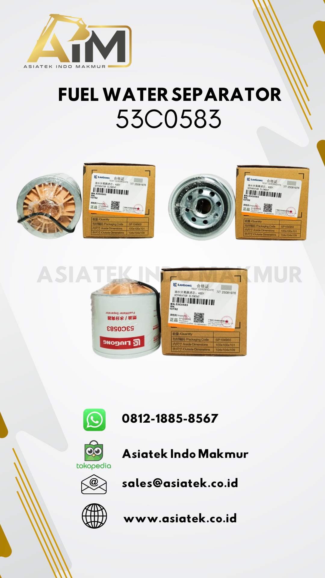 FUEL WATER SEPARATOR (53C0583)